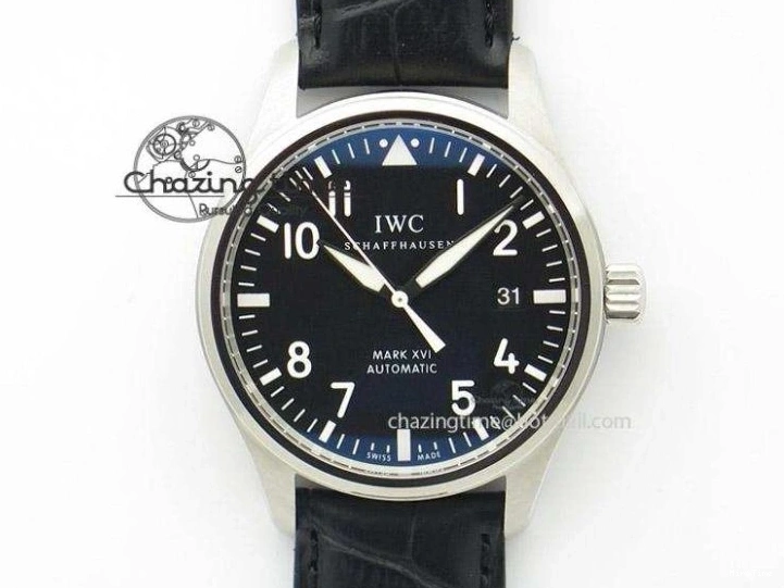 MIROTIME 0331 Pilot Mark XX IW328201 ZF 1:1 Best Edition Black Dial on Black Leather Strap A Affordable 7028